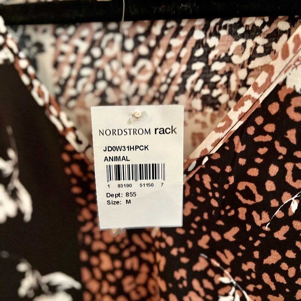 HIATUS Patch work Floral & Animal Print Babydoll Dress, Size M - Picture 4 of 9